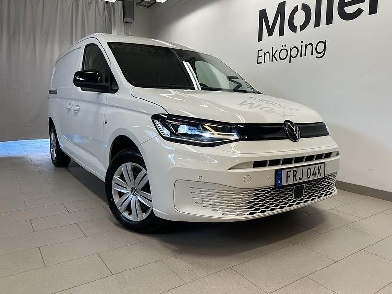 Vit (candyvit) Ny 2025 VW Caddy Maxi Minibuss | 487 500 kr (Lite dyr) - Bild 1/4