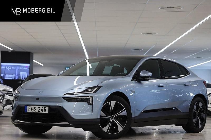 Ljusblå Begagnad 2024 Polestar 4 Pilot SUV | 679 900 kr (Marknadspris) - Bild 1/2