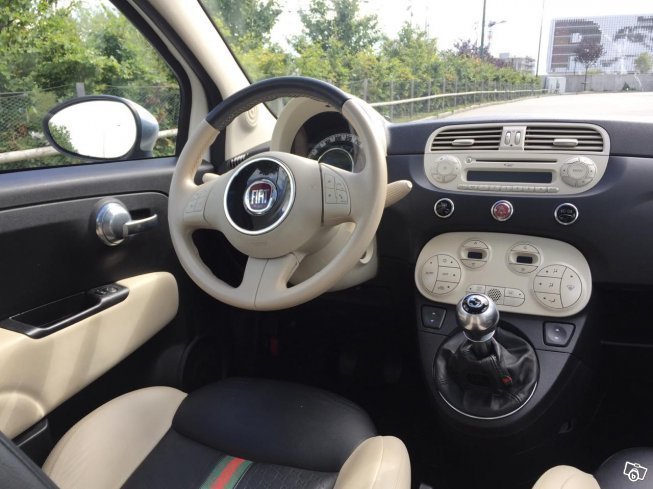 Såld Fiat 500 Gucci edition -12, begagnad 2012, 7 000 mil i Vellinge