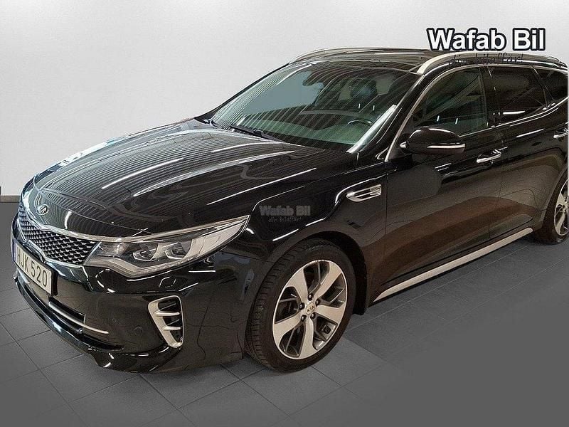 Svart Begagnad 2016 Kia Optima GT-Line Kombi | 179 900 kr (Marknadspris) - Bild 1/4
