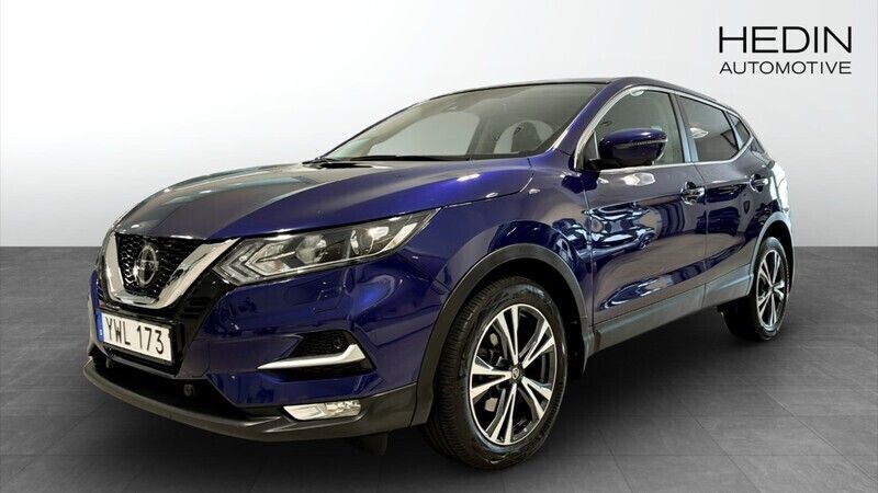 Blå (blue) Begagnad 2018 Nissan Qashqai SUV | 179 900 kr (Marknadspris) - Bild 1/4