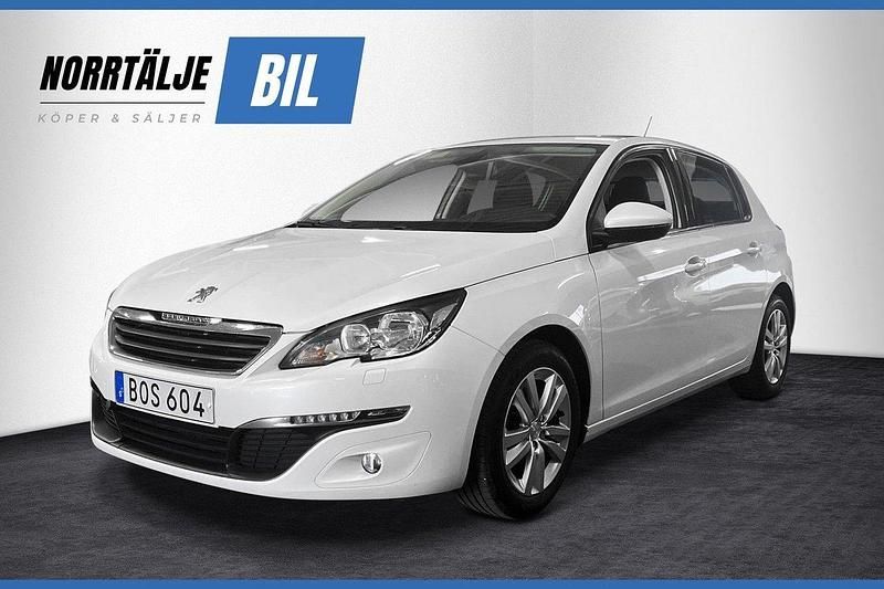 Vit Begagnad 2016 Peugeot 308 Active Halvkombi | 79 900 kr (Marknadspris) - Bild 1/3