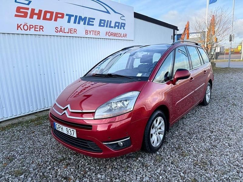 Röd Begagnad 2010 Citroën Grand C4 Picasso Minibuss | 34 900 kr (Lite dyr) - Bild 1/4