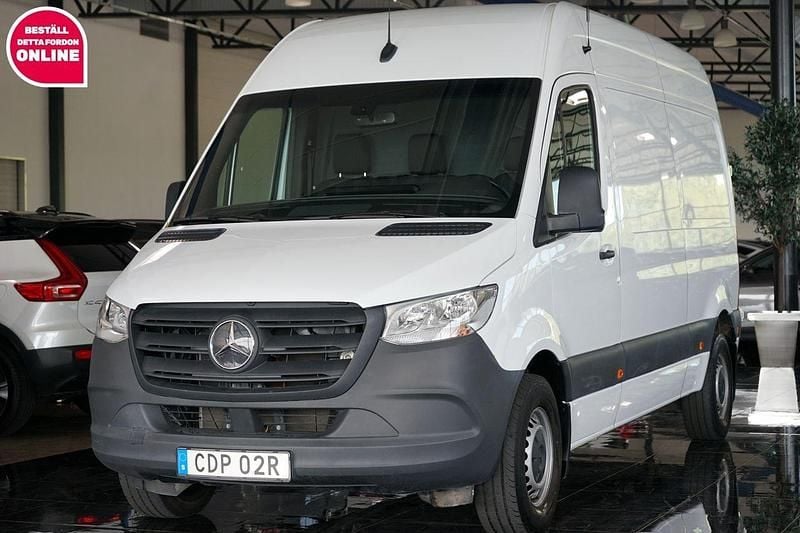 Vit Begagnad 2021 Mercedes E-Sprinter Van | 190 000 kr - Bild 1/4