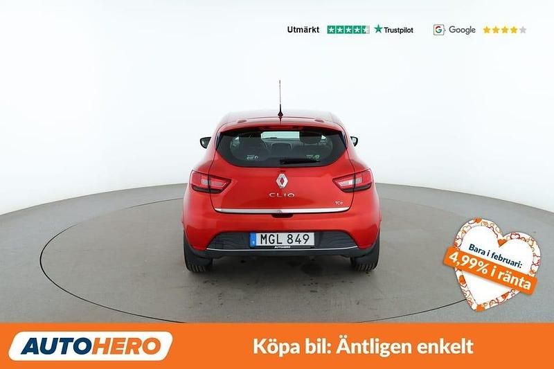 Begagnad Renault Clio IV Dynamique 91 HK (66 kW) 2015 Röd Halvkombi