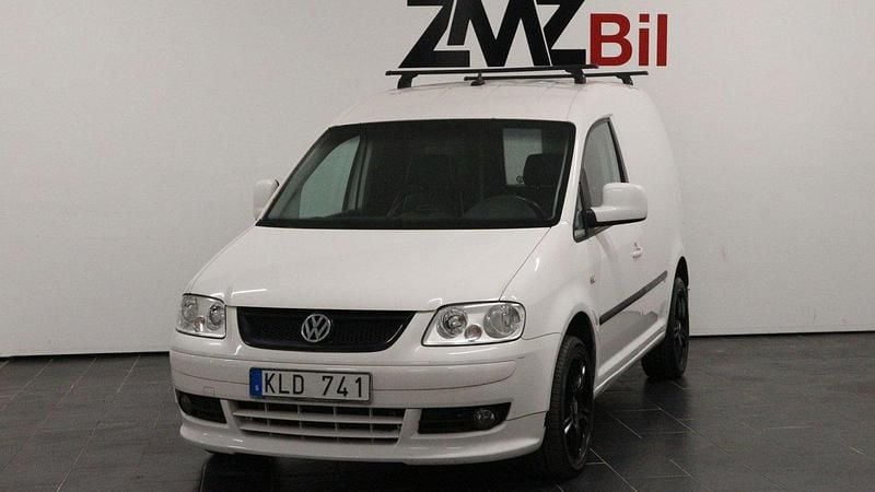 Vit Begagnad 2008 VW Caddy Minibuss | 39 900 kr (Marknadspris) - Bild 1/4