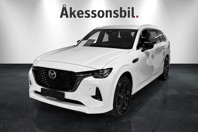 Rhodium white metallic Ny 2024 Mazda CX-80 Homura-Line SUV | 674 900 kr (Marknadspris) - Bild 1/4