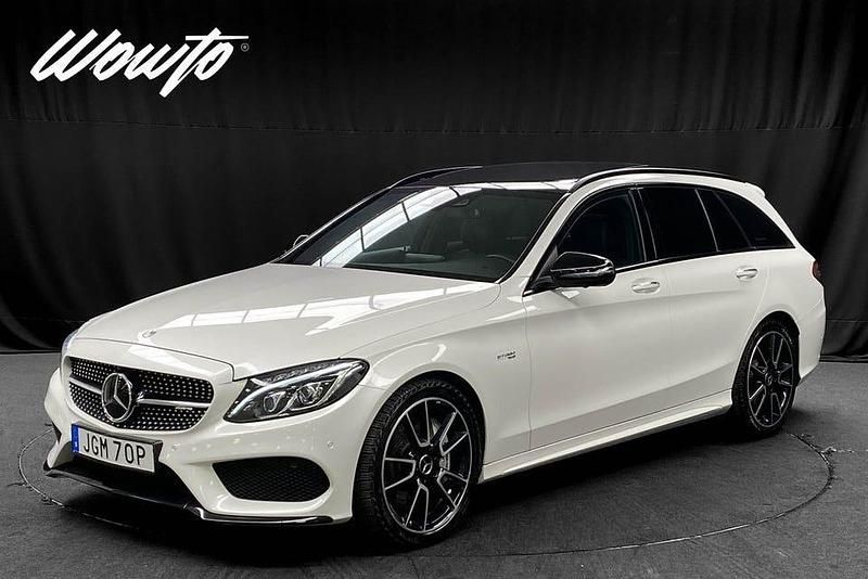 Manufaktur diamantvit bright metallic Begagnad 2018 Mercedes C43 AMG AMG Kombi | 419 800 kr - Bild 1/3