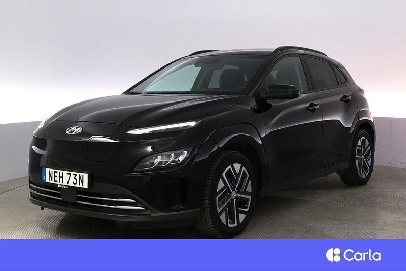 Svart Begagnad 2021 Hyundai Kona Essential SUV | 200 900 kr (Bra pris) - Bild 1/4