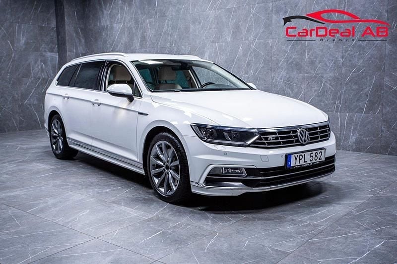 Vit Begagnad 2017 VW Passat GTS Kombi | 218 800 kr (Lite dyr) - Bild 1/4