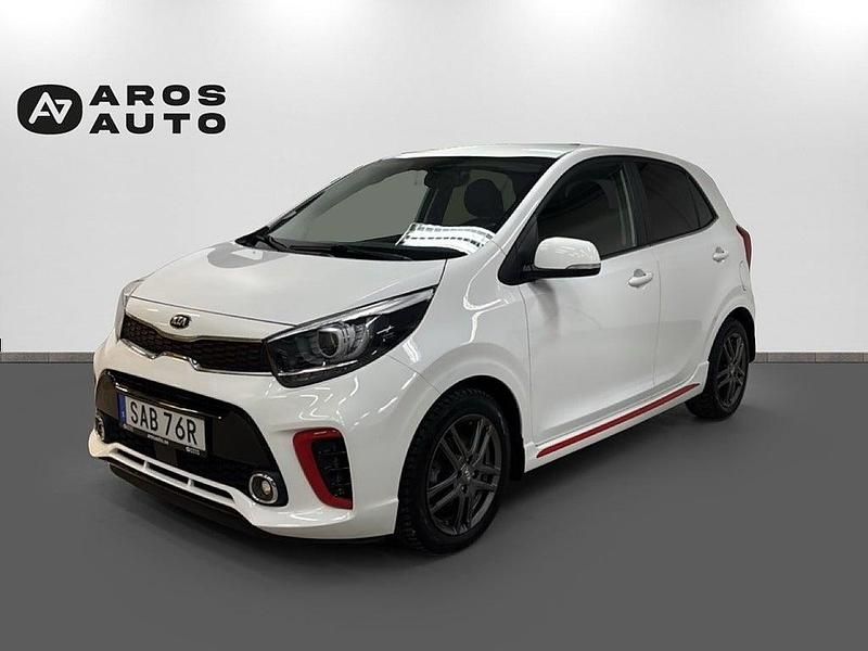 Clear white Begagnad 2020 Kia Picanto GT-Line Halvkombi | 133 500 kr (Marknadspris) - Bild 1/4