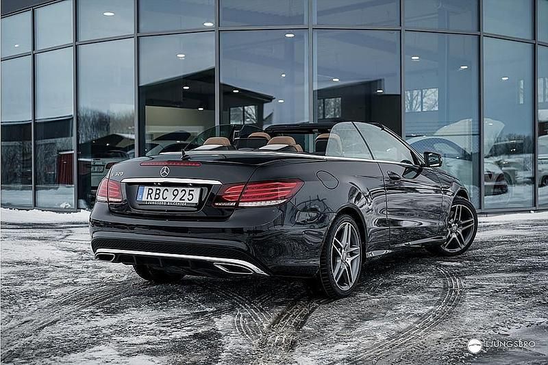 Begagnad Mercedes E320 AMG 272 HK (200 kW) 2015 Svart Cab