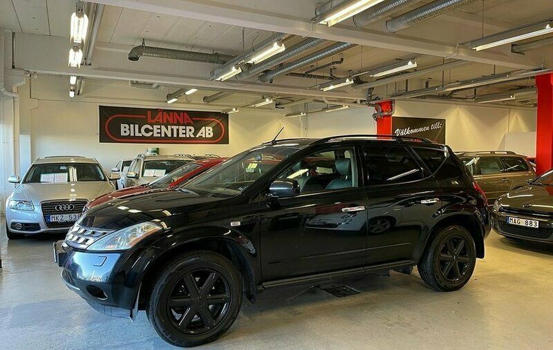 Svart Begagnad 2004 Nissan Murano SUV | 54 500 kr (Lite dyr) - Bild 1/4