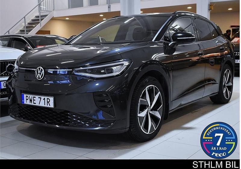 Mörkgrå Begagnad 2022 VW ID.4 GTX SUV | 339 000 kr (Bra pris) - Bild 1/4