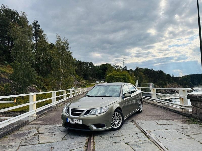Grön Begagnad 2008 Saab 9-3 Aero Sedan | 69 900 kr (Dyr) - Bild 1/4