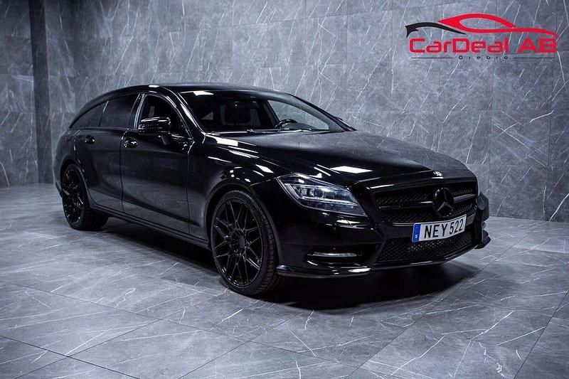 Svart Begagnad 2012 Mercedes CLS350 AMG Kombi | 149 800 kr - Bild 1/4