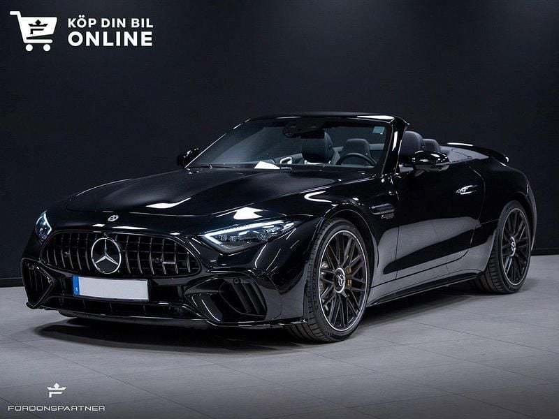 Svart Begagnad 2023 Mercedes SL63 AMG Premium Plus Cab | 1 595 000 kr - Bild 1/4
