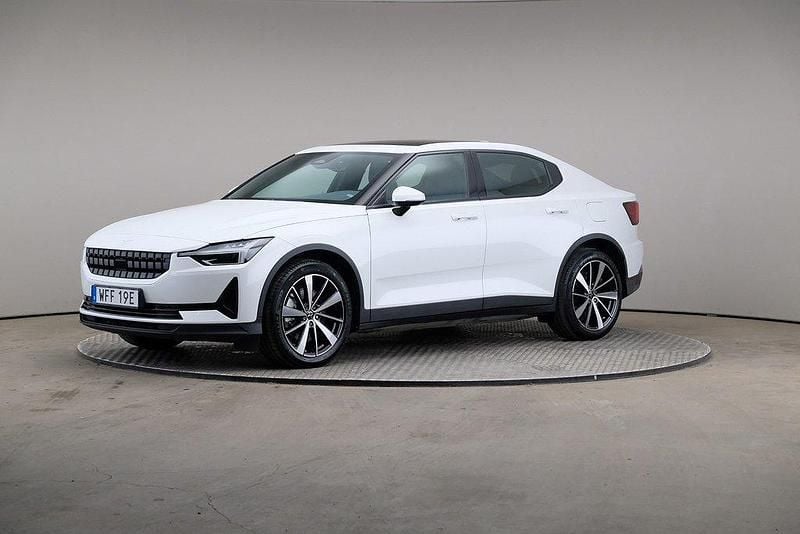 Vit Begagnad 2021 Polestar 2 Plus Sedan | 349 000 kr (Marknadspris) - Bild 1/4