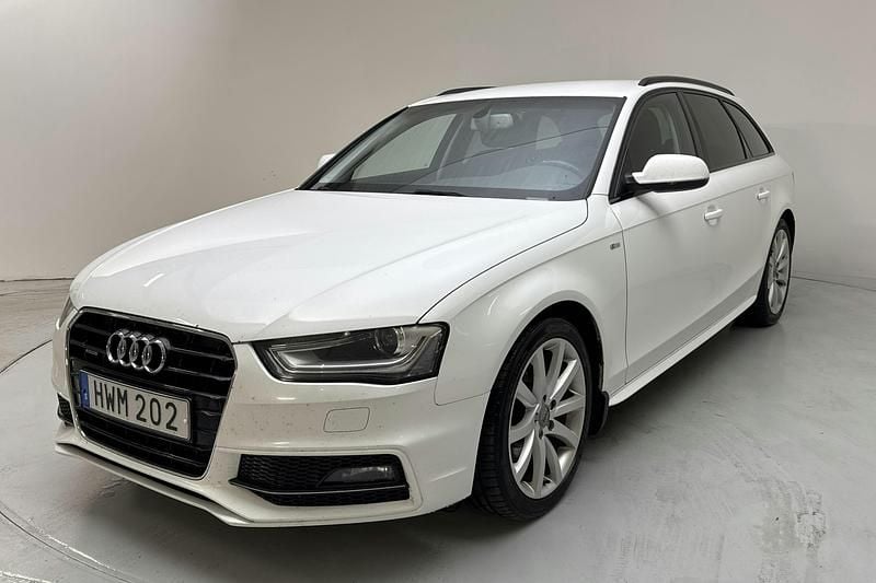 Vit Begagnad 2015 Audi A4 S-Line Kombi | 112 000 kr (Bra pris) - Bild 1/4