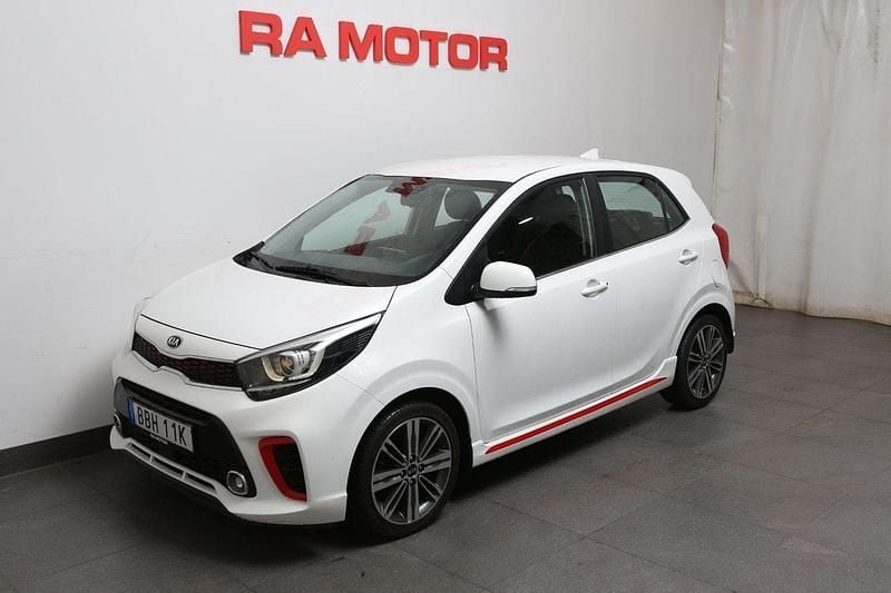 Vit Begagnad 2019 Kia Picanto GT-Line Halvkombi | 129 899 kr (Marknadspris) - Bild 1/3
