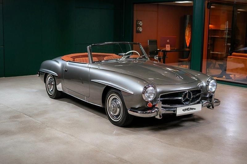 Grå Begagnad 1957 Mercedes 190 Classic | 2 299 900 kr - Bild 1/4