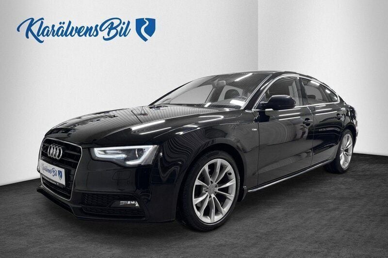 Svart Begagnad 2015 Audi A5 Sportback Sport Halvkombi | 159 900 kr (Dyr) - Bild 1/4