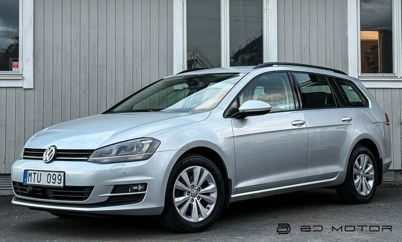 Silver Begagnad 2014 VW Golf VII Kombi | 99 800 kr (Bra pris) - Bild 1/4