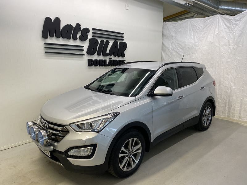 Silver Begagnad 2015 Hyundai Santa Fe SUV | 169 900 kr (Lite dyr) - Bild 1/4