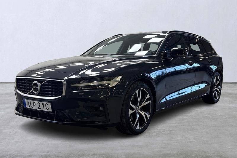 Grå Begagnad 2019 Volvo V60 R-Design Kombi | 309 900 kr (Dyr) - Bild 1/4
