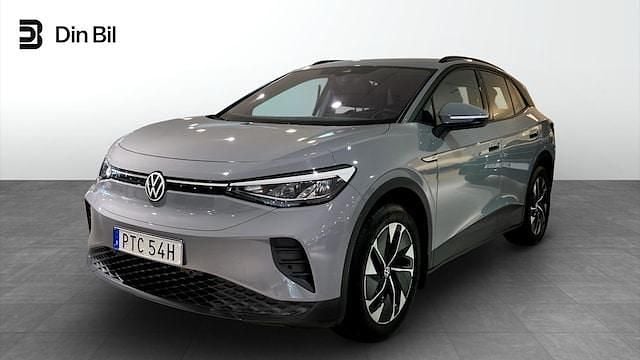 Grå (moonstone grey) Begagnad 2022 VW ID.4 Pro Performance SUV | 309 900 kr (Superpris) - Bild 1/4
