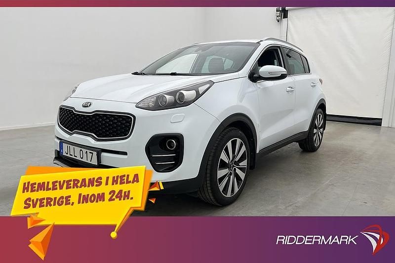 Vit Begagnad 2018 Kia Sportage Advance SUV | 149 800 kr (Marknadspris) - Bild 1/3