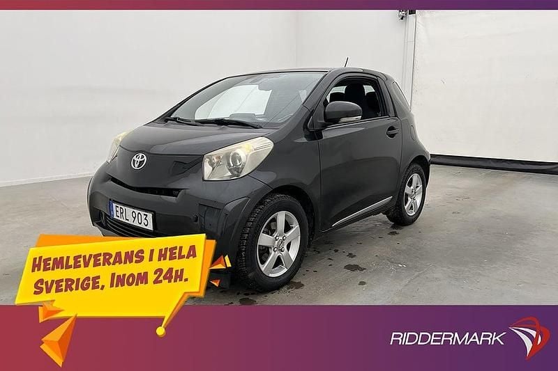 Begagnad Toyota iQ 68 HK (50 kW) 2008 Svart Halvkombi