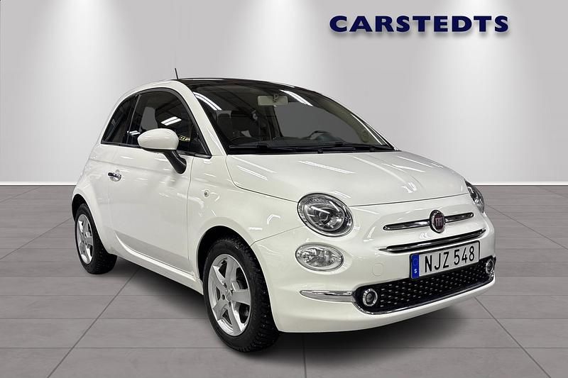 Vit Begagnad 2016 Fiat 500 Lounge Halvkombi | 94 900 kr (Marknadspris) - Bild 1/4