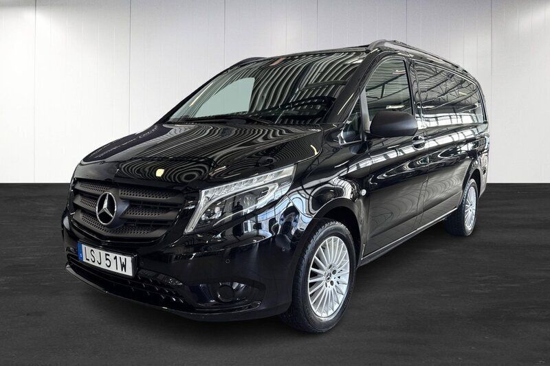 Svart Begagnad 2019 Mercedes Vito Edition 1 Minibuss | 299 000 kr (Bra pris) - Bild 1/4