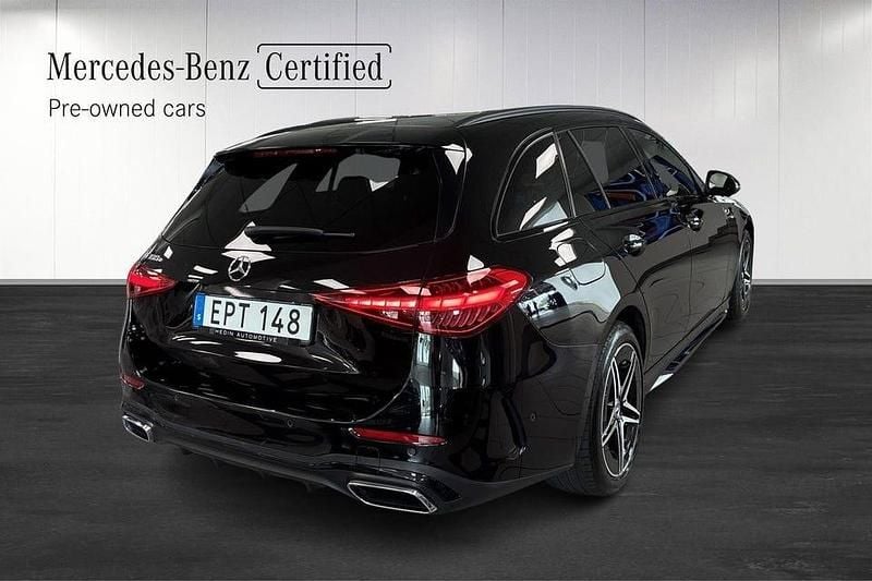 Begagnad Mercedes C300 AMG line 313 HK (230 kW) 2022 Svart Kombi