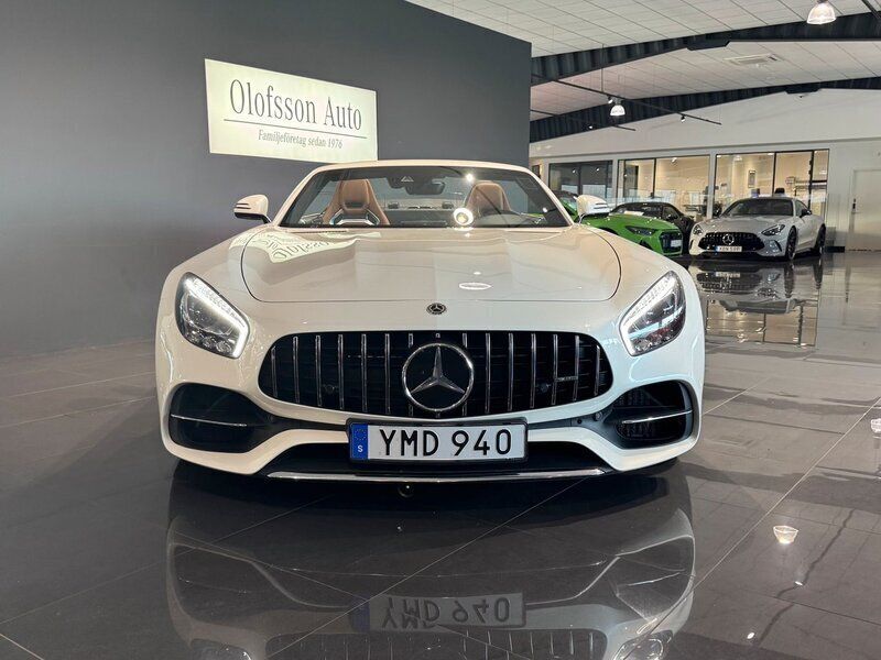 Begagnad Mercedes AMG GT C AMG 558 HK (410 kW) 2017 Vit Sportkupé