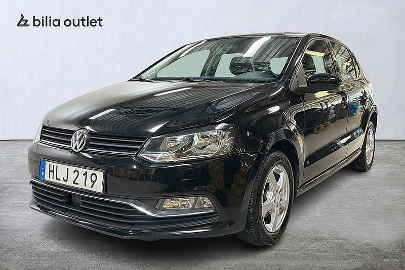 Svart Begagnad 2014 VW Polo Halvkombi | 79 900 kr (Marknadspris) - Bild 1/3
