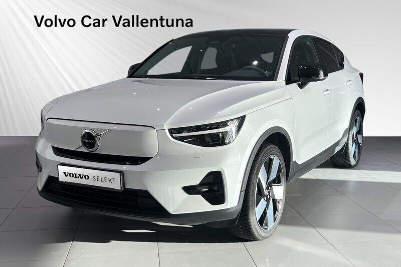 Vit Begagnad 2023 Volvo EC40 Single Motor Extended Range SUV | 479 900 kr (Lite dyr) - Bild 1/4