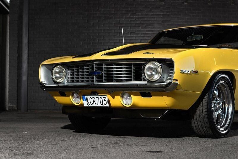 Begagnad Chevrolet Camaro 197 HK (144 kW) 1969 Gul Cab