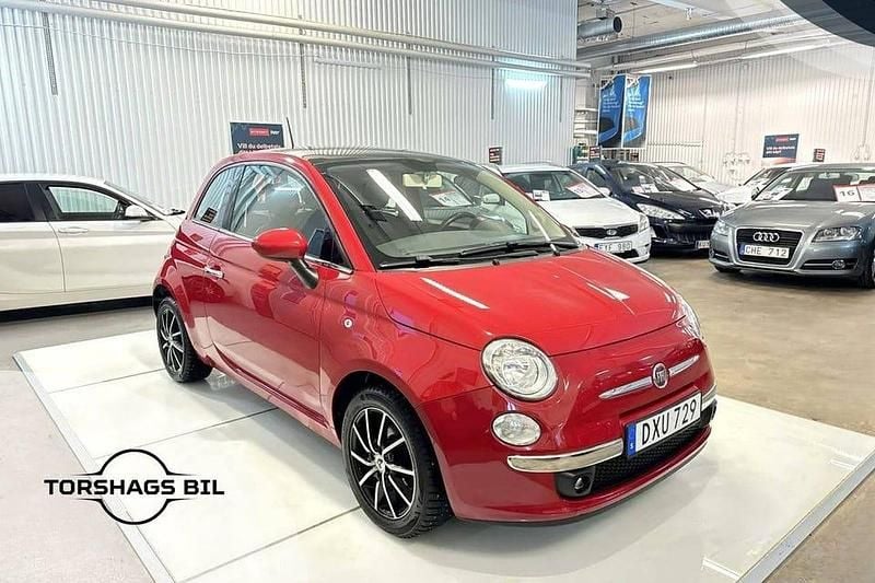 Begagnad Fiat 500 69 HK (50 kW) 2015 Röd