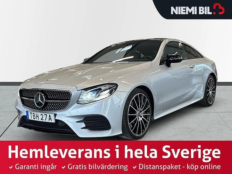 Begagnad Mercedes E350 AMG 301 HK (221 kW) 2020 Silver Sportkupé