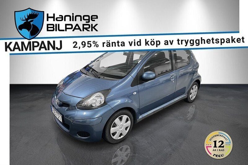 Blå Begagnad 2009 Toyota Aygo Halvkombi | 39 900 kr (Marknadspris) - Bild 1/2