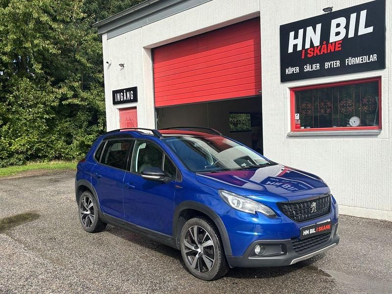 Blå Begagnad 2019 Peugeot 2008 GTi SUV | 149 900 kr (Bra pris) - Bild 1/4