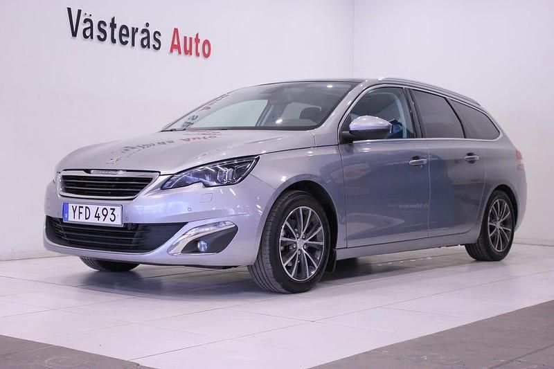 Begagnad Peugeot 308 SW Allure 131 HK (96 kW) 2016 Grå Kombi