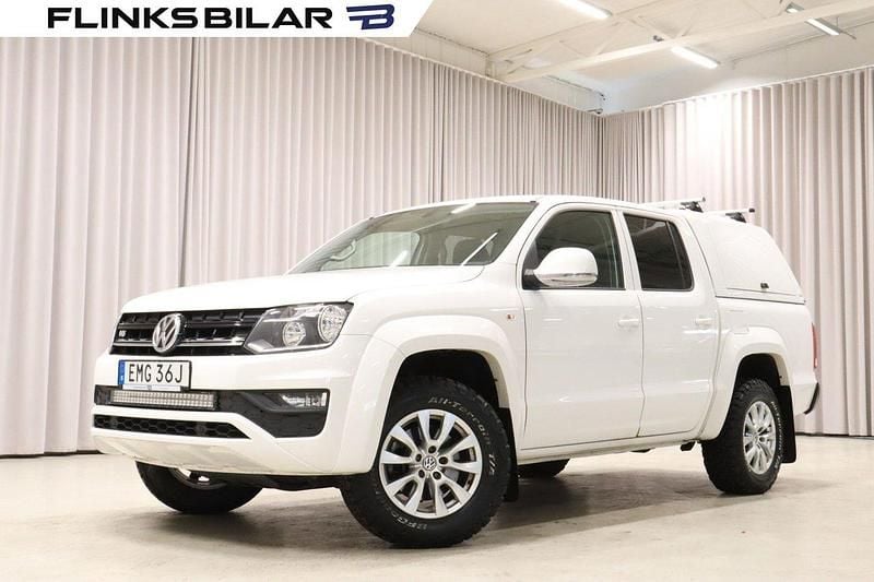 Vit Begagnad 2020 VW Amarok Pickup | 379 900 kr (Marknadspris) - Bild 1/4