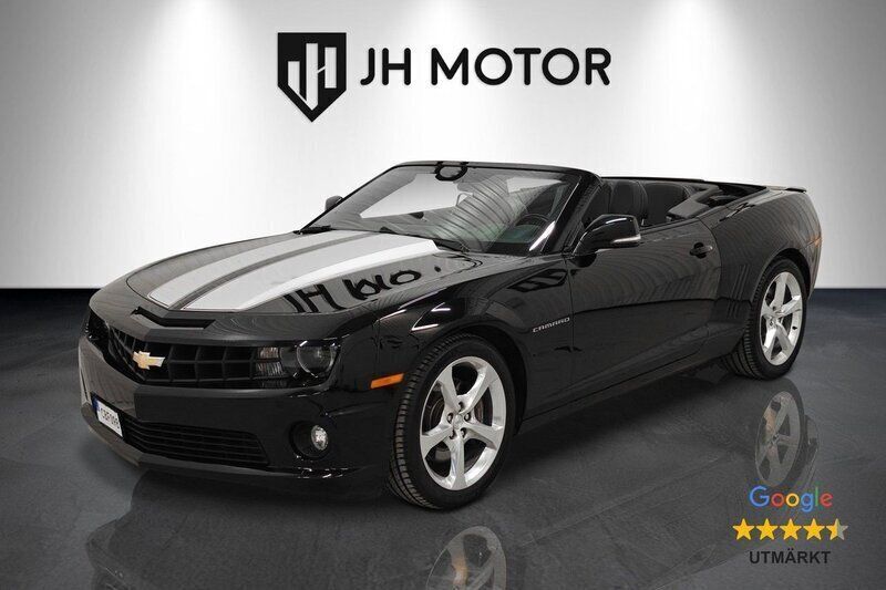 Svart Begagnad 2013 Chevrolet Camaro SS Cab | 379 900 kr (Marknadspris) - Bild 1/4