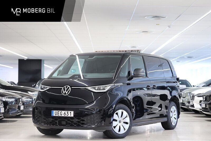 Svart Begagnad 2024 VW ID. Buzz Van | 539 900 kr (Marknadspris) - Bild 1/3