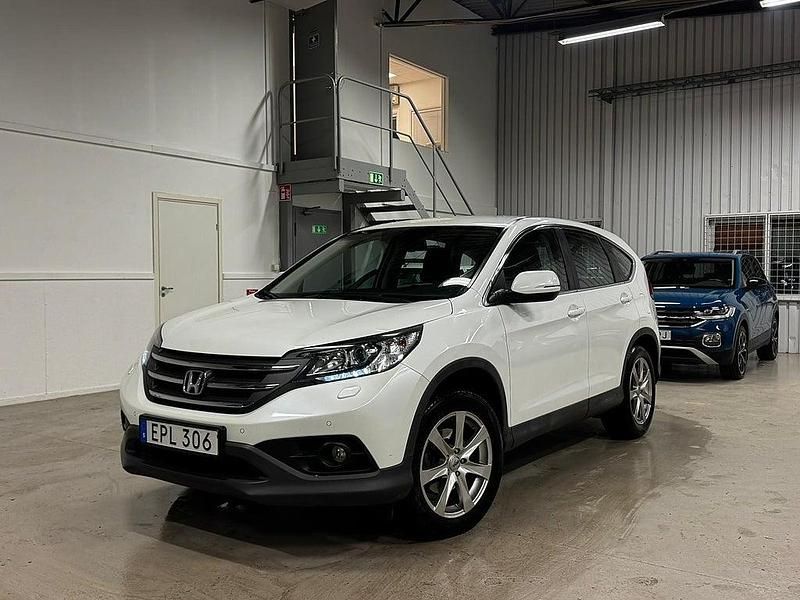 Vit Begagnad 2014 Honda CR-V SUV | 154 900 kr (Marknadspris) - Bild 1/4