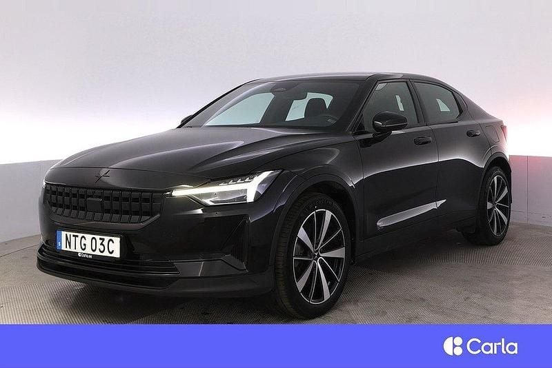 Svart Begagnad 2022 Polestar 2 Standard Range Single Motor Sedan | 319 900 kr (Marknadspris) - Bild 1/4