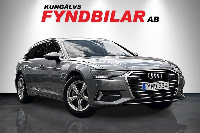 Grå Begagnad 2018 Audi A6 Sport Kombi | 329 900 kr (Lite dyr) - Bild 1/4